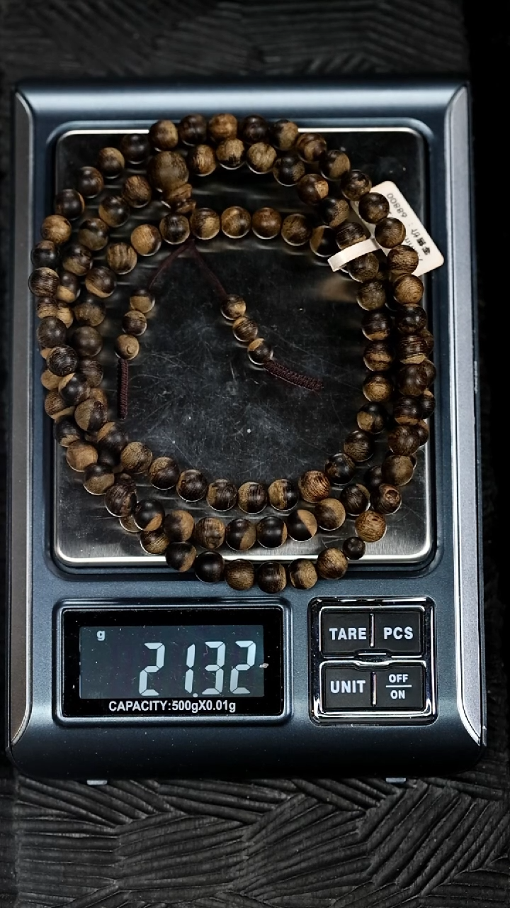 【闪购商品】沉香手串达拉干九九沉108*7.6重21.25克