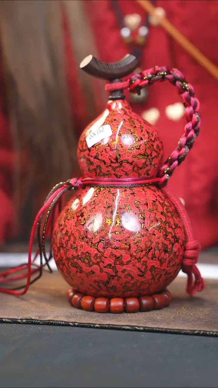 【闪购商品】WX352漆艺酒葫芦不包手串及旋转底座