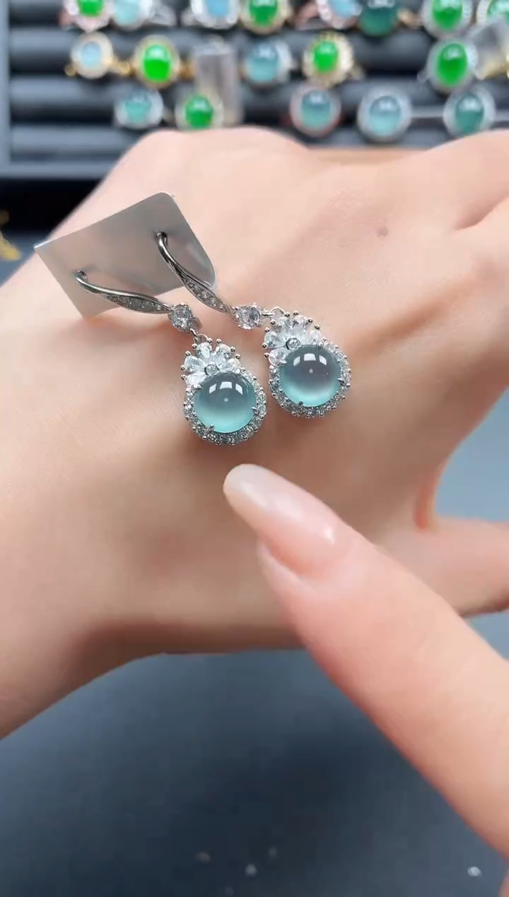 银S925镶嵌戒指翡翠111111