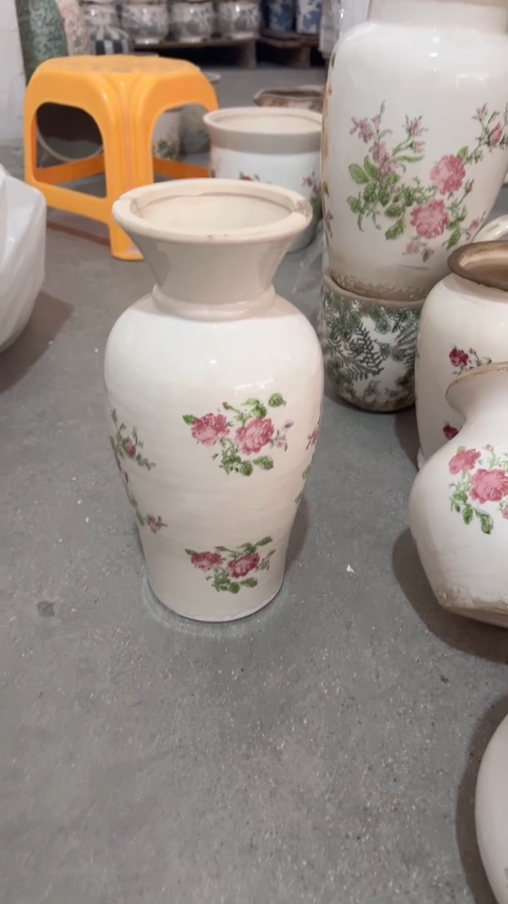 【闪购商品】陶瓷花盆高29cm内口9.5cm