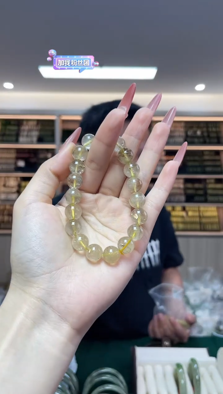 水晶手串未镶嵌多样性发一件