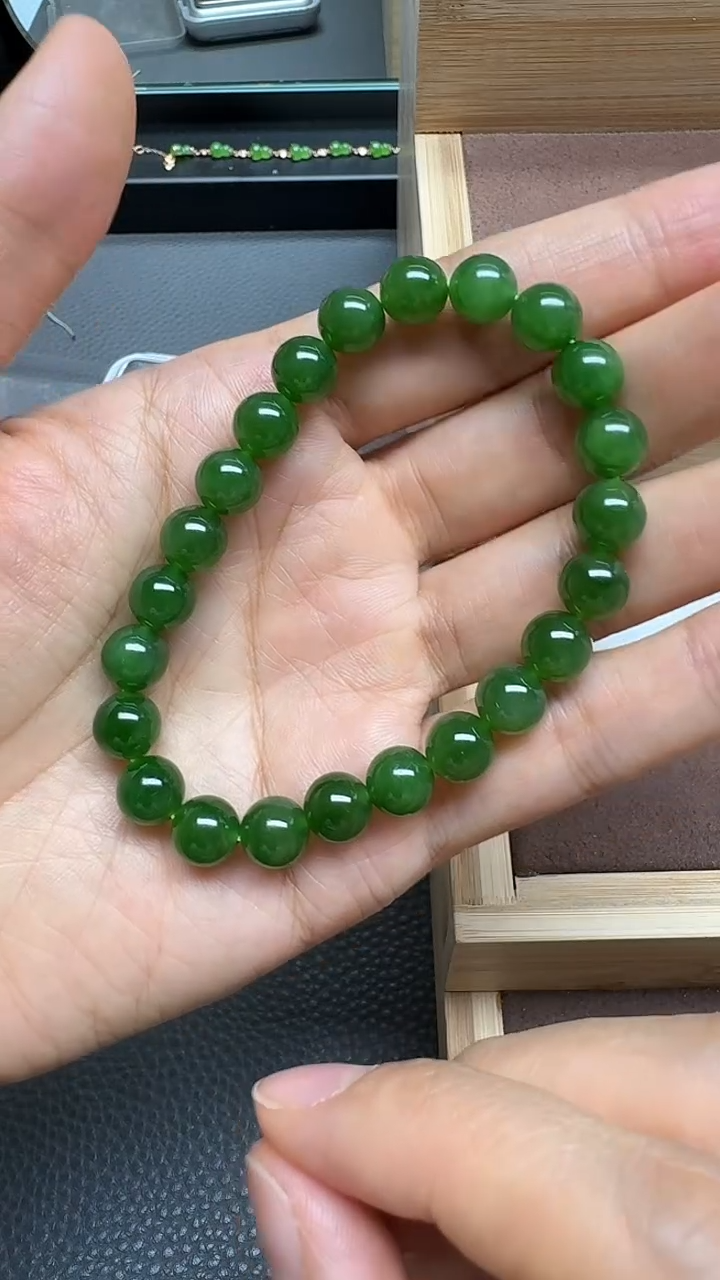 未镶嵌手链和田玉（碧玉）手链8