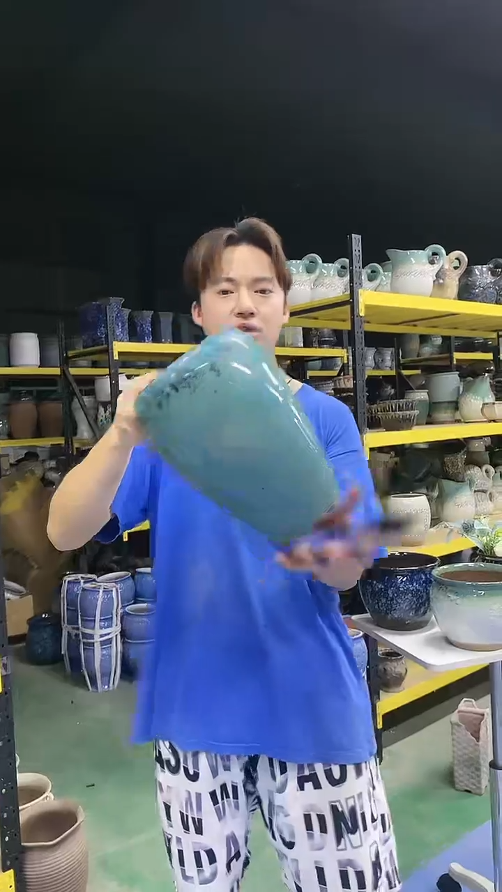 宜兴紫砂粗陶花盆6