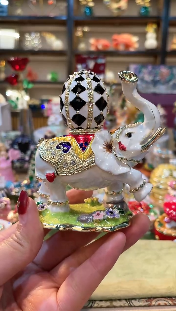 【闪购商品】精致珐琅彩首饰盒