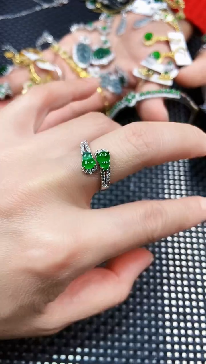 【闪购商品】翡翠戒指未镶嵌111111111