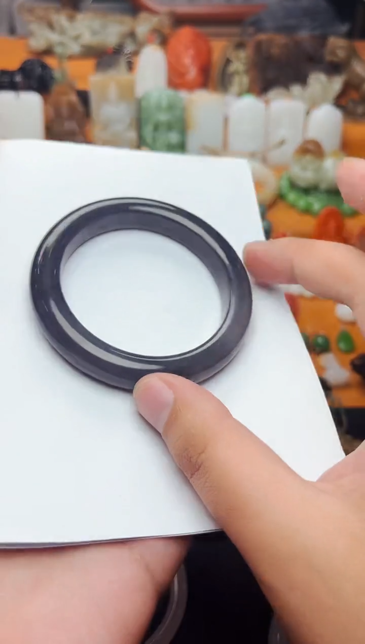 【闪购商品】和田玉手镯未镶嵌56圈口01