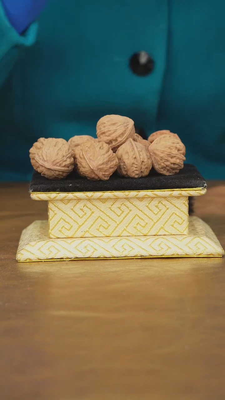 把件文玩核桃13颗京八棱手串