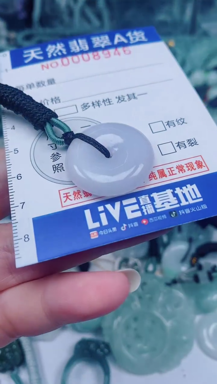 颈饰未镶嵌翡翠00008946