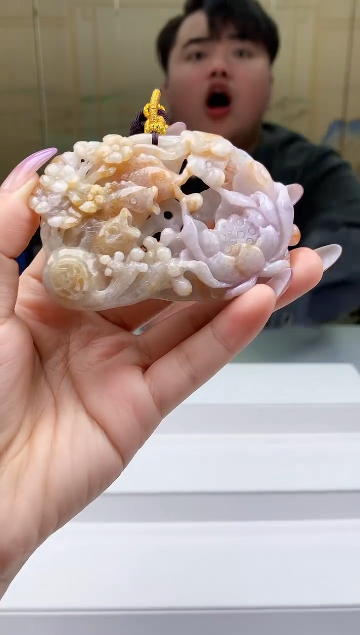 【闪购商品】定制翡翠未镶嵌5060ty-毛货挂件19