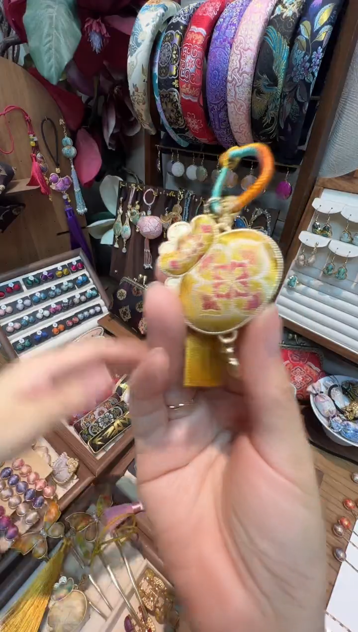 灵*【孤品车12.10】三马八方来财双面钱袋子挂件