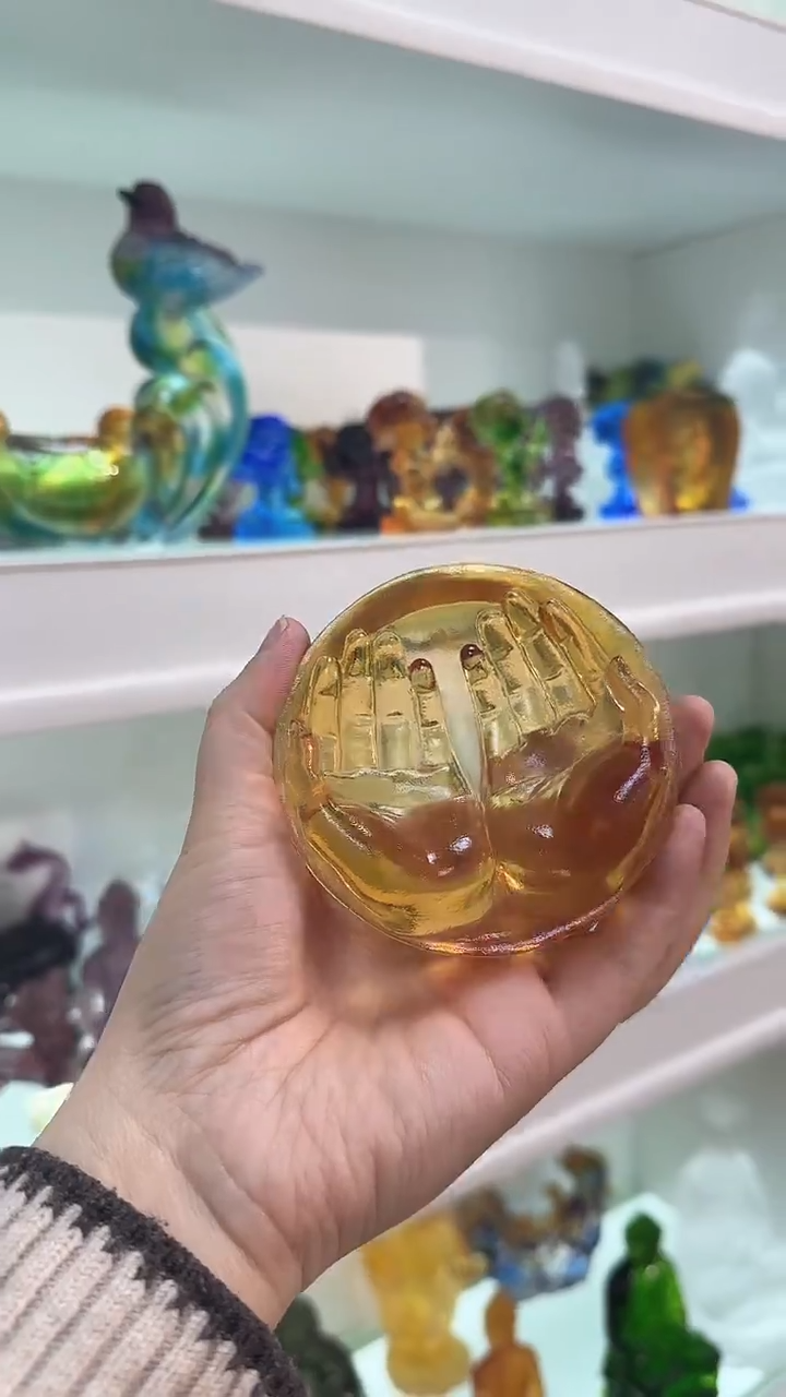 手工艺品琉璃手把件