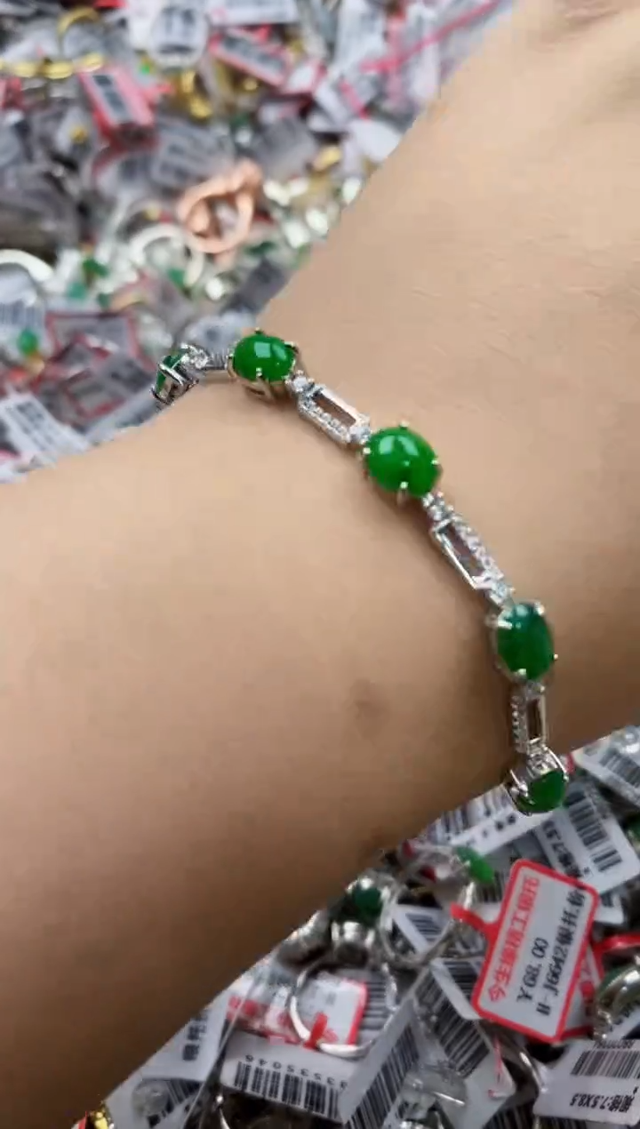 翡翠银S925镶嵌戒指33333333    7