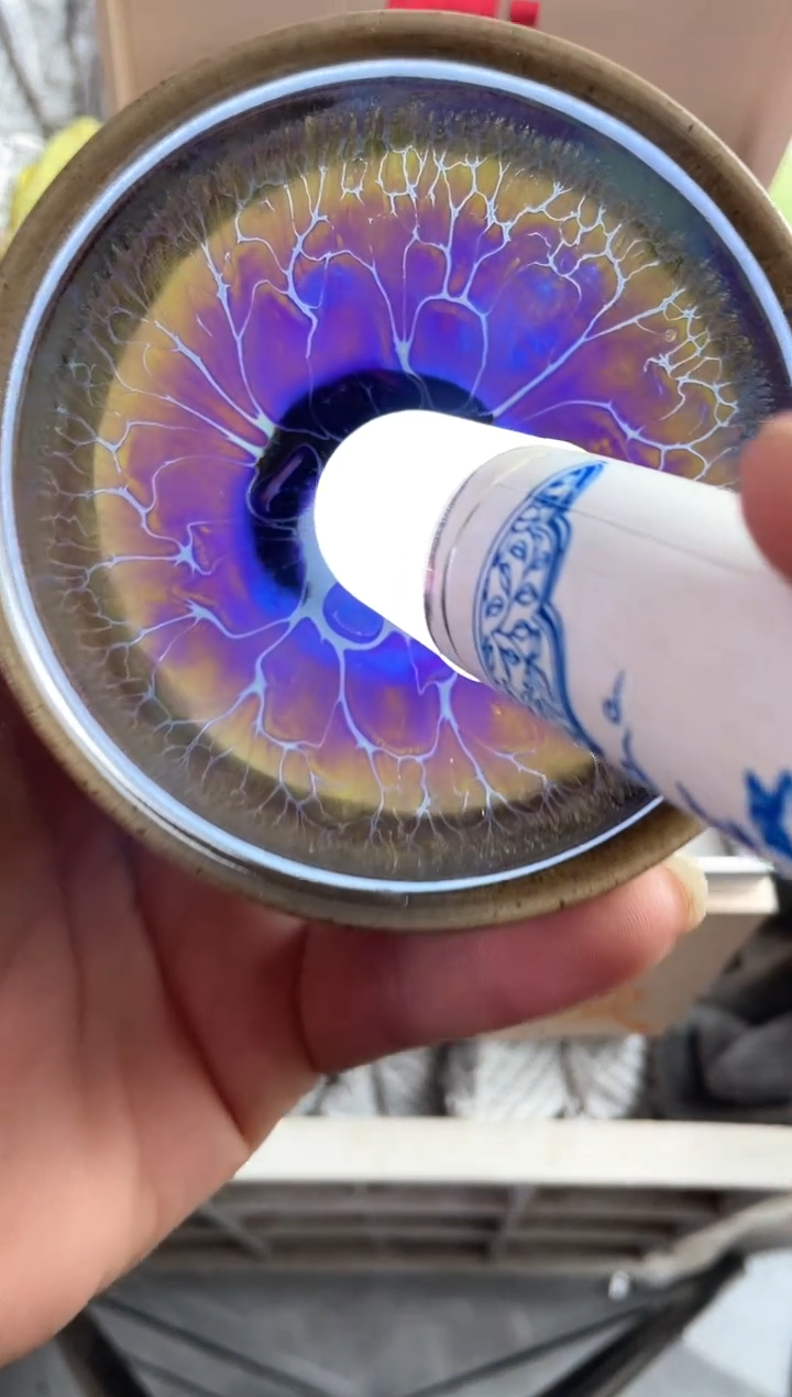 【闪购商品】茶盏带礼盒金色年华高端茶器主人杯