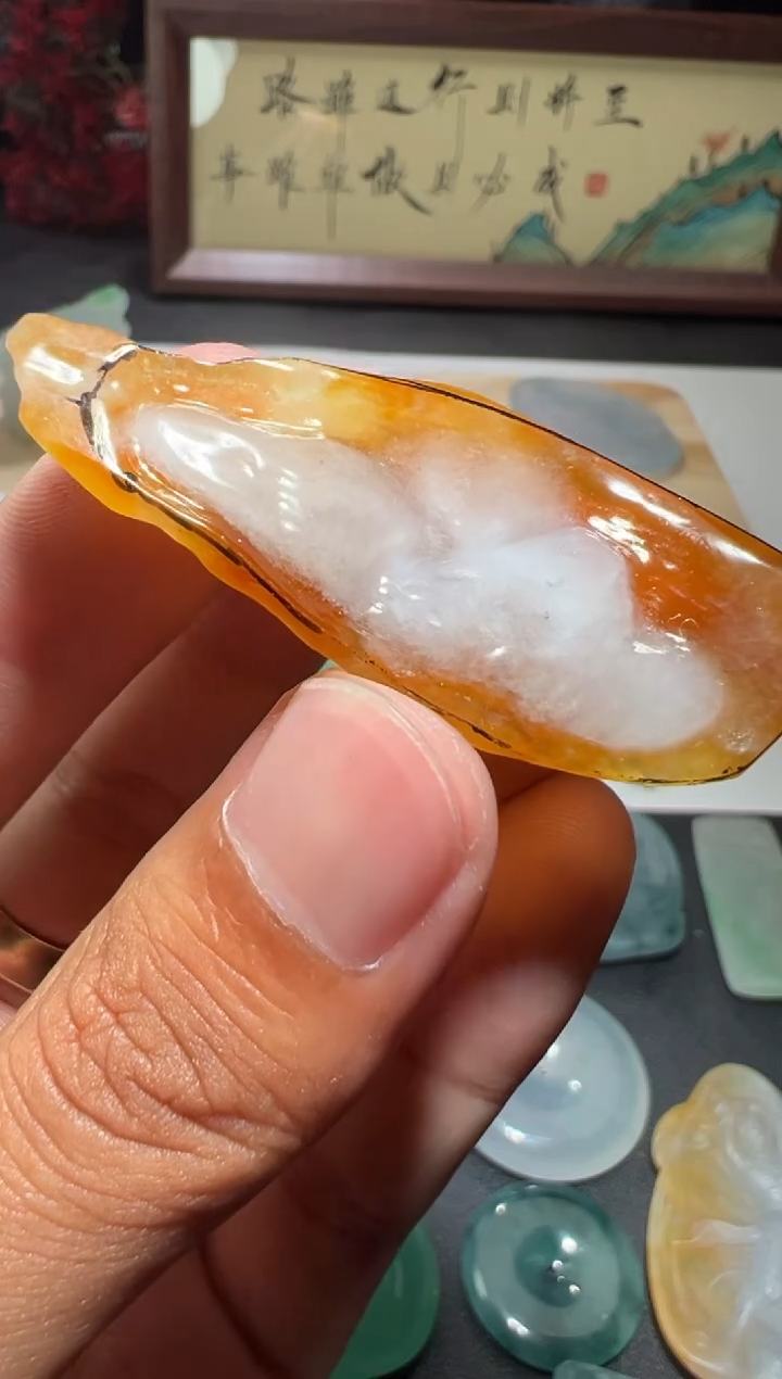 【闪购商品】定制翡翠未镶嵌天然缅甸A货翡翠