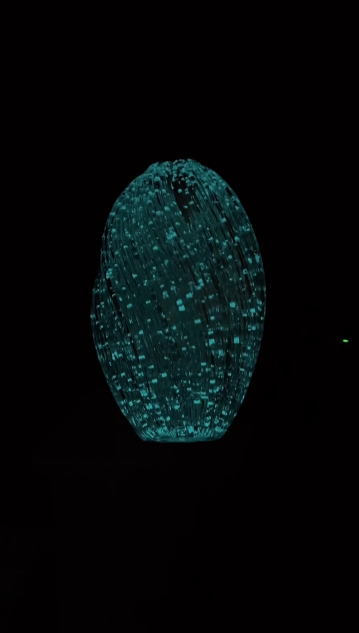 【闪购商品】无铅玻璃甄选花器-h-早31 透明夜光麦芽糖