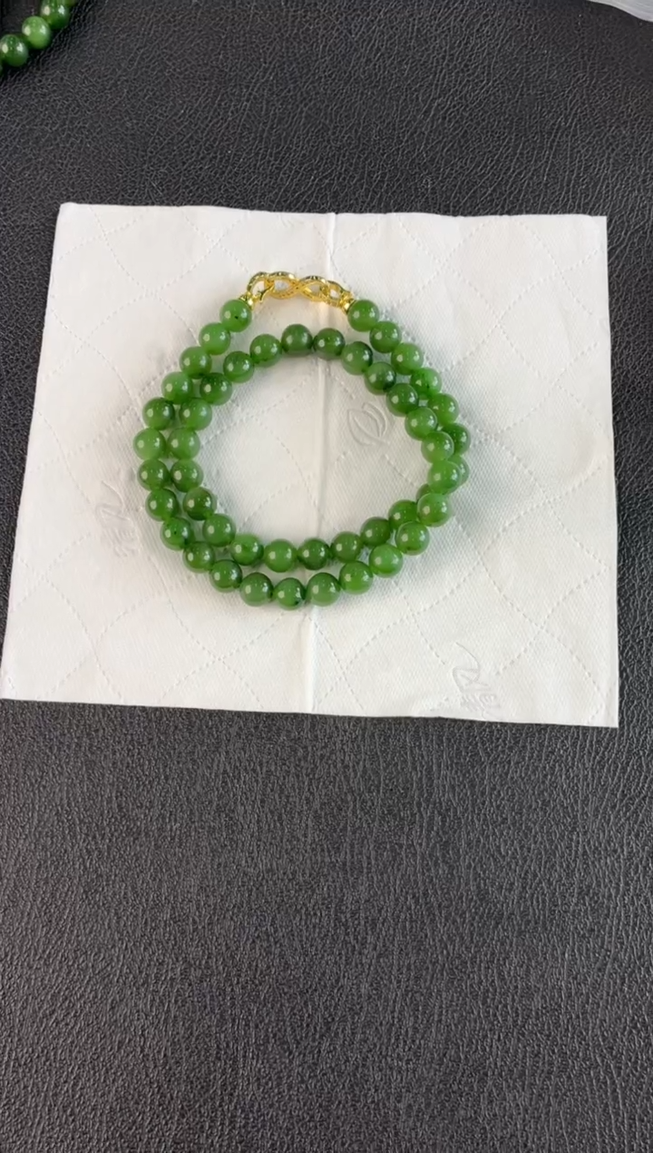 颈饰未镶嵌和田玉项链