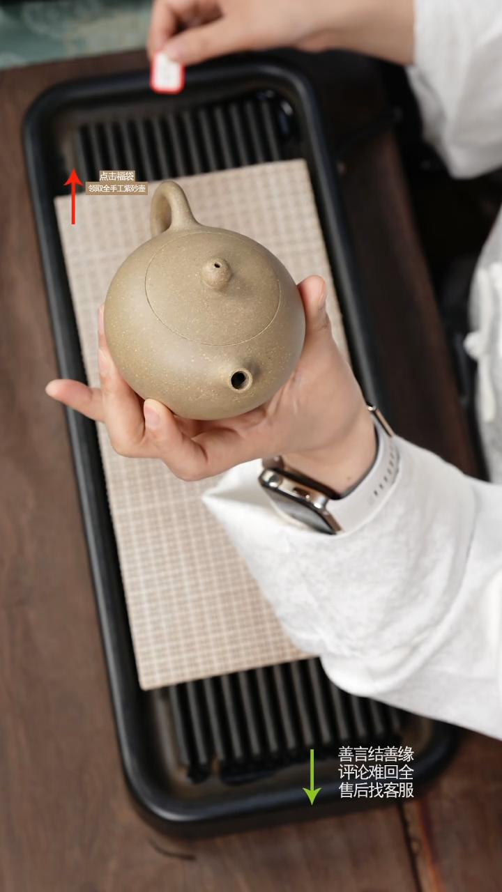 【闪购商品】紫砂茶壶青段河豚西施