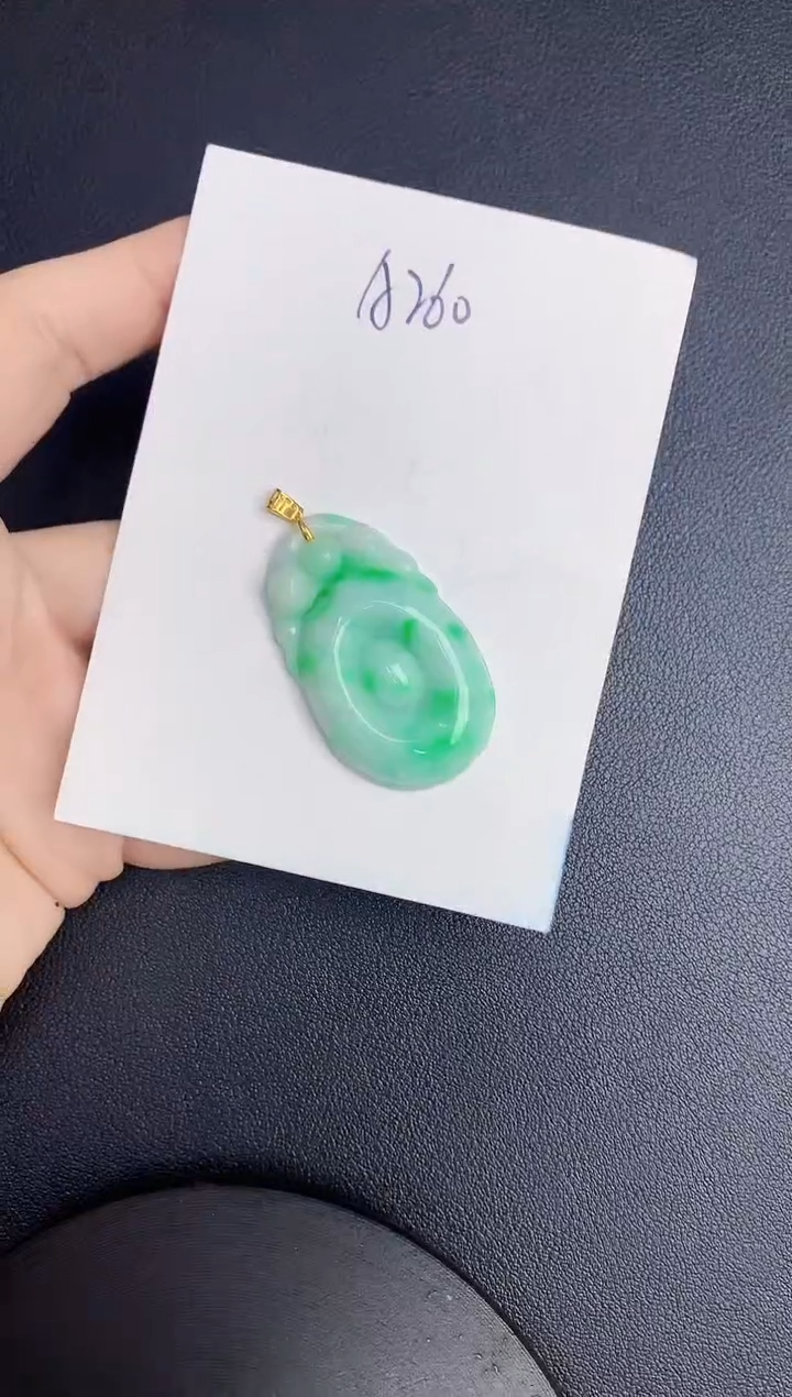 【闪购商品】翡翠颈饰18K金镶嵌00000000000
