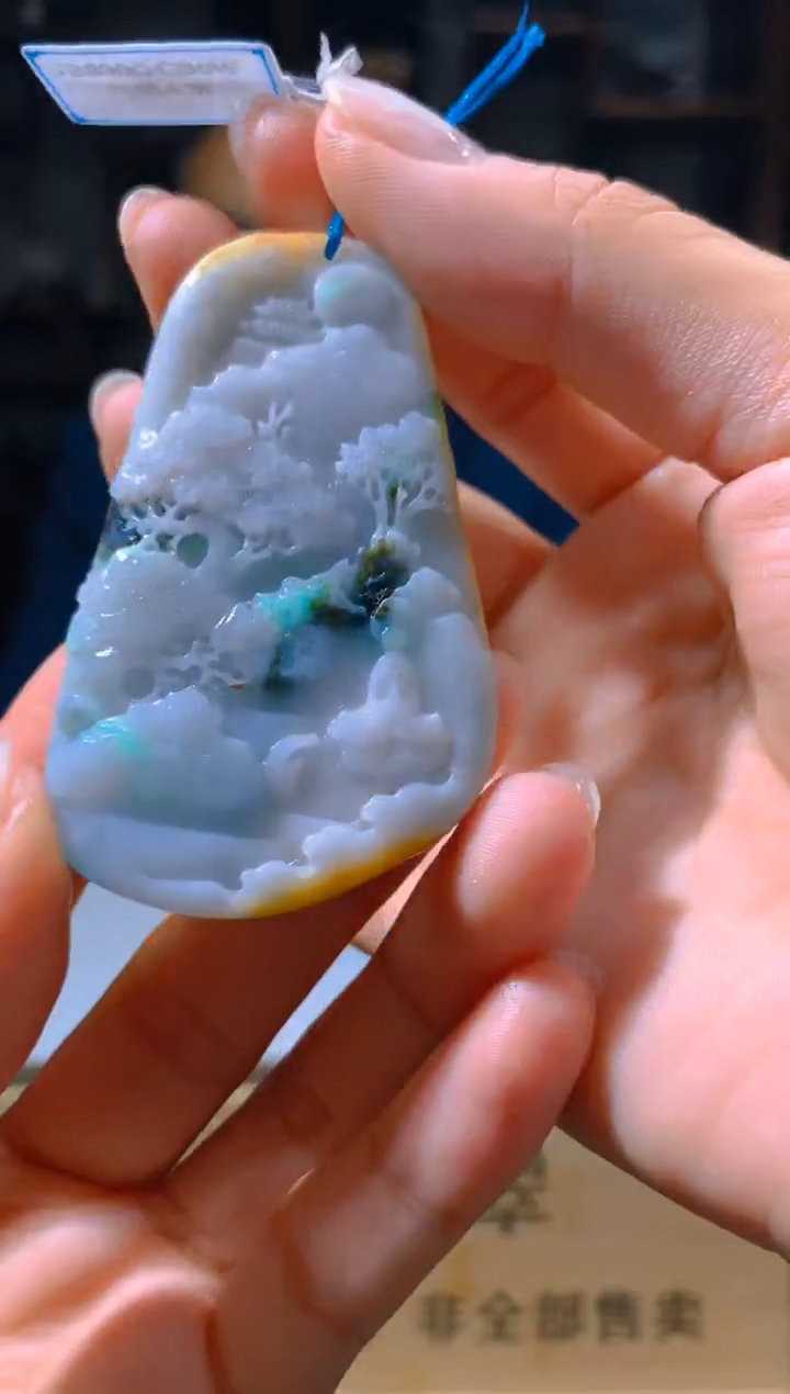 【闪购商品】定制翡翠未镶嵌L-@@YDWXJ212022