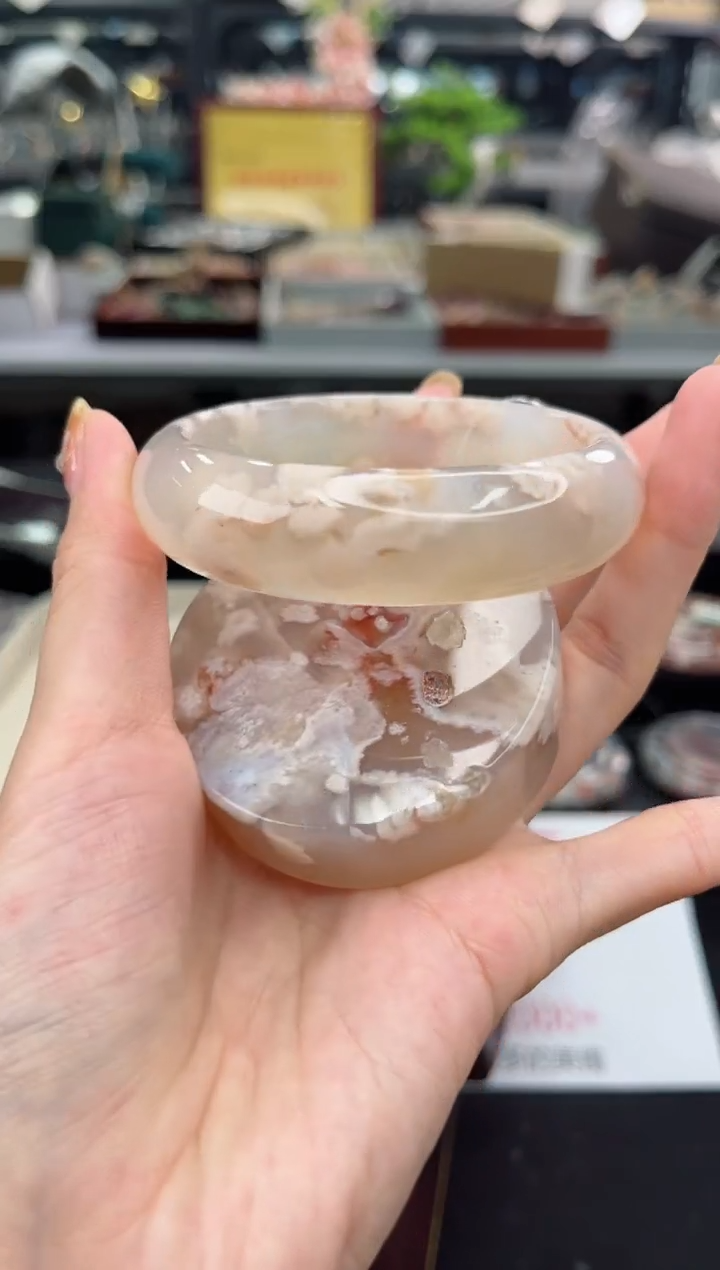 【闪购商品】石英质玉手镯未镶嵌59圈口（赠品镯心）6681168