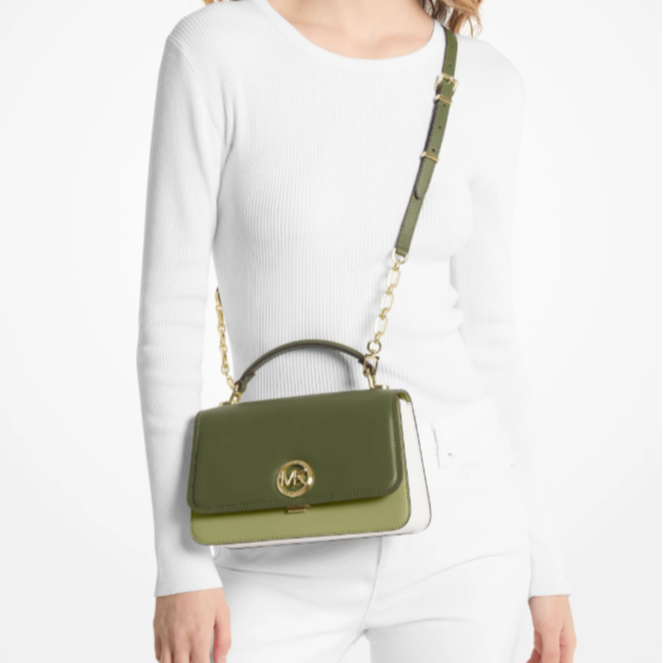 MICHAELKORS/迈克高仕女士欧美风单肩包单根时尚小方包纯色