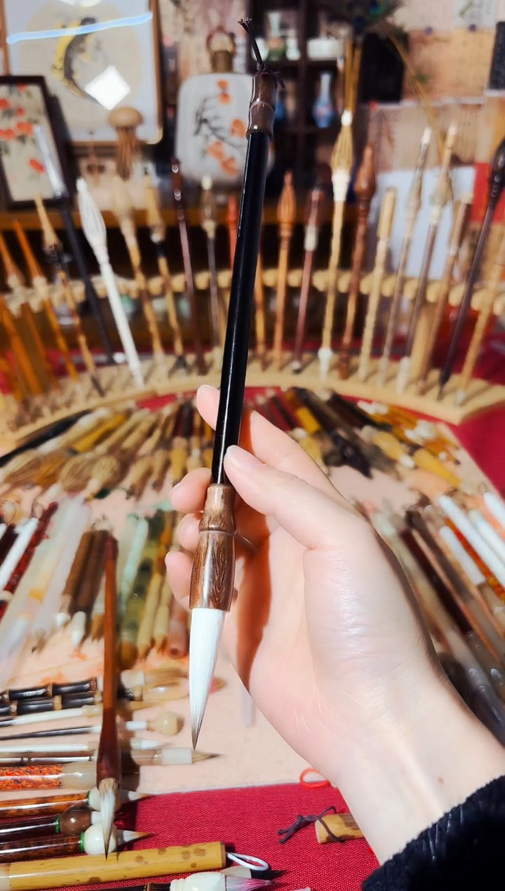 闪21 对联大楷兼毫出锋5.0（清水试笔)