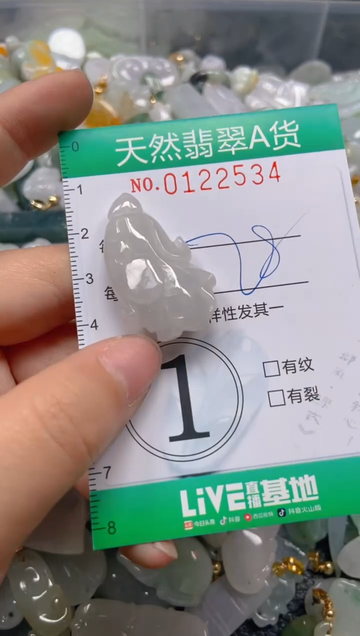 翡翠未镶嵌颈饰闪购0122534