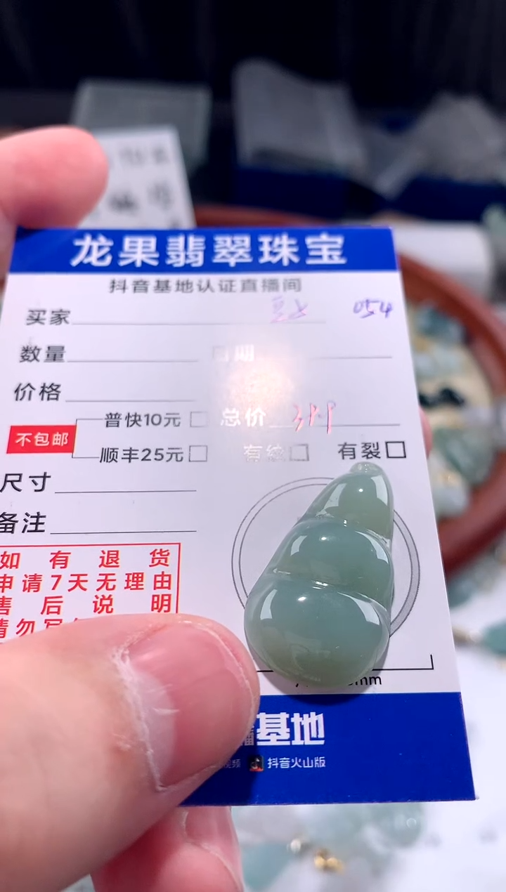 【闪购商品】翡翠颈饰未镶嵌豆子054