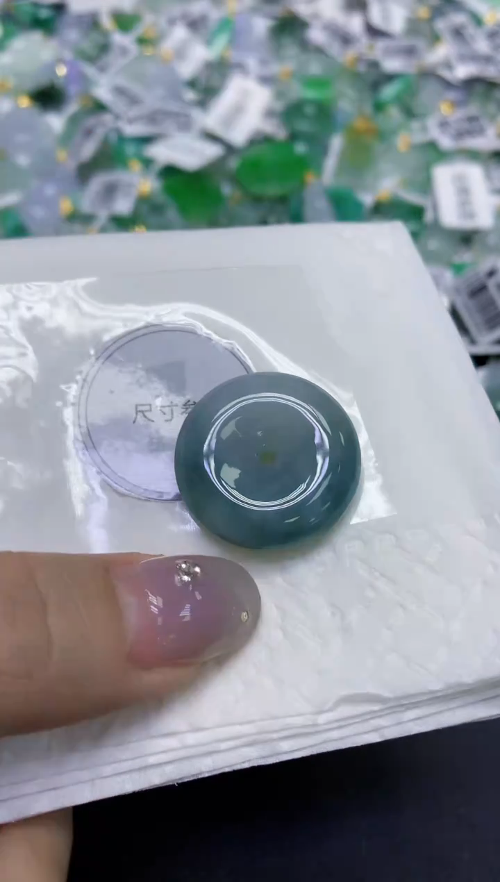 颈饰未镶嵌翡翠天然缅甸翡翠A货百元以上9元证书费自理