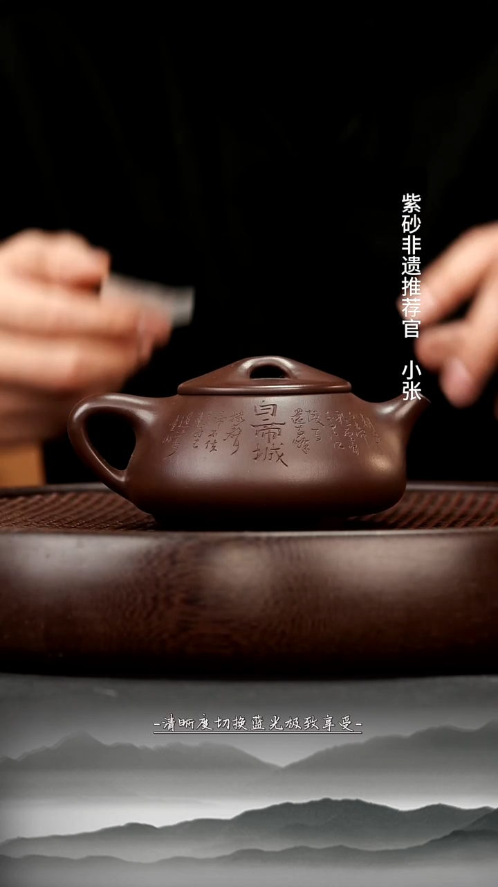 茶壶紫砂26 紫泥 石瓢 160c