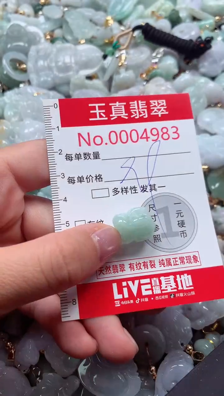 吊坠(不含链)未镶嵌翡翠4983