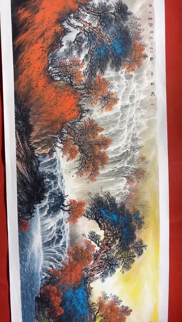 国画秦燕格国画手绘作品Y50