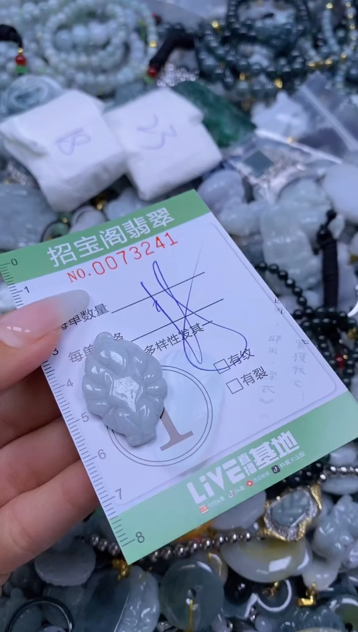 翡翠未镶嵌颈饰闪购0073241