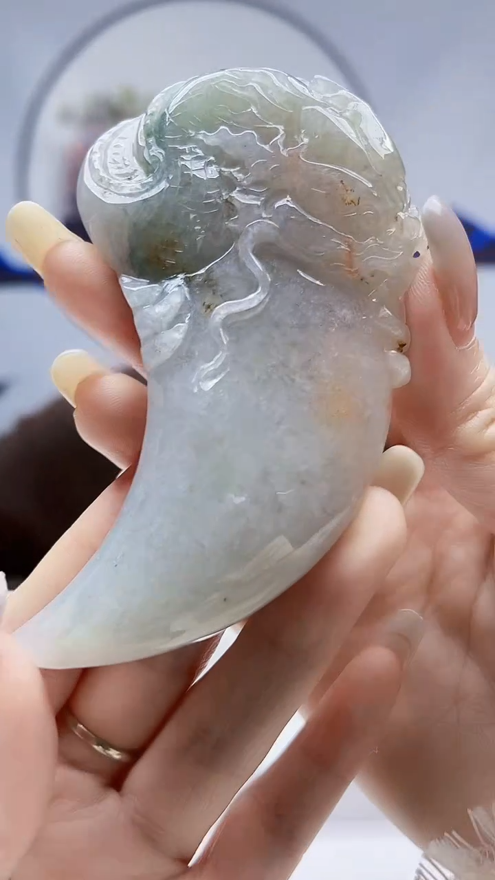 未镶嵌定制翡翠毛货挂件36