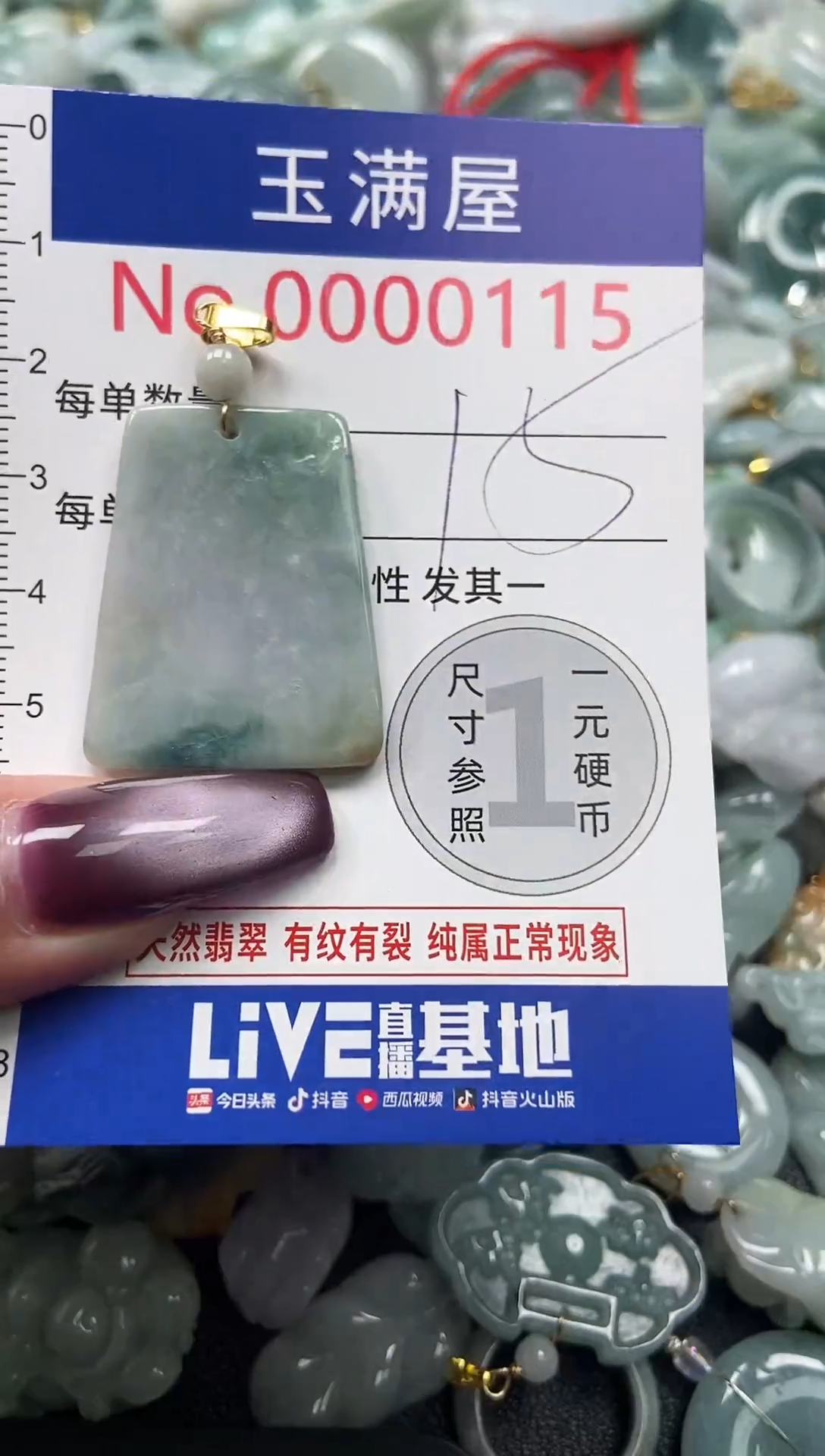 颈饰未镶嵌翡翠114