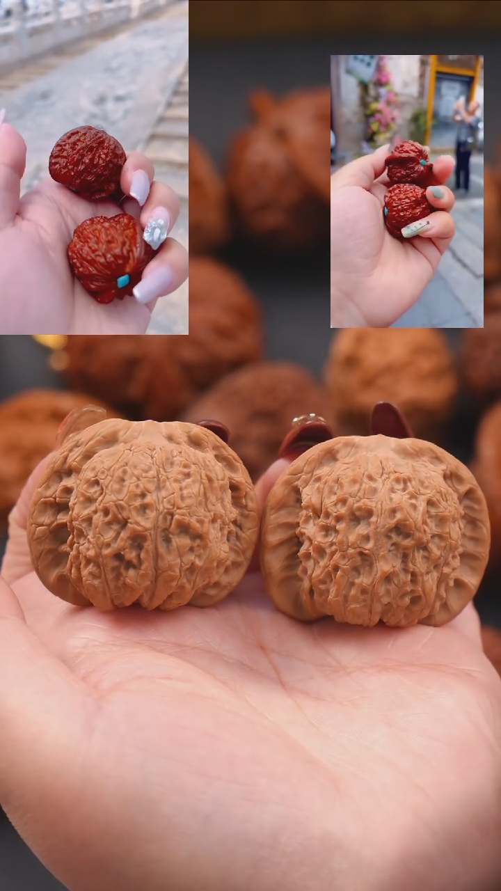 【闪购商品】文玩核桃把件42血麒麟狮子头（全品）