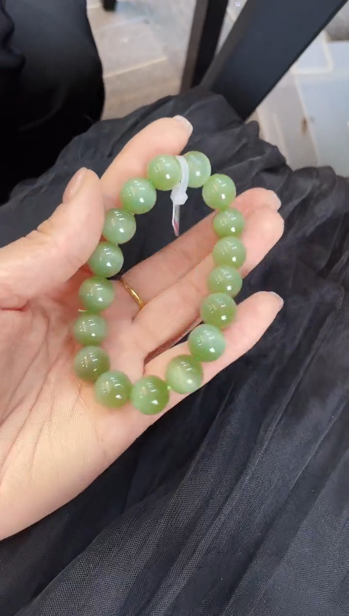 【闪购商品】和田玉手串未镶嵌12MM 多样性发一Z