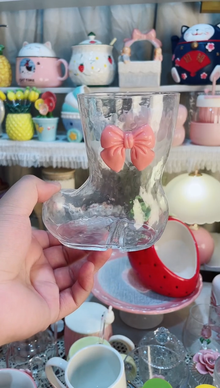 【闪购商品】瓷片靴子水杯 发货快质量好