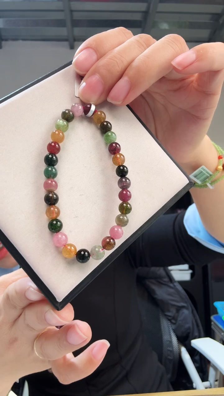 未镶嵌手链碧玺优0103 约6mm