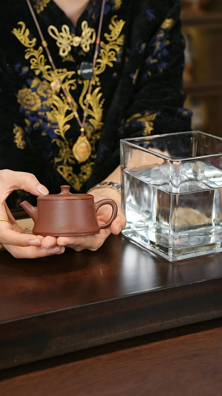 【闪购商品】紫砂茶壶紫泥薄胎宽嘴汉瓦