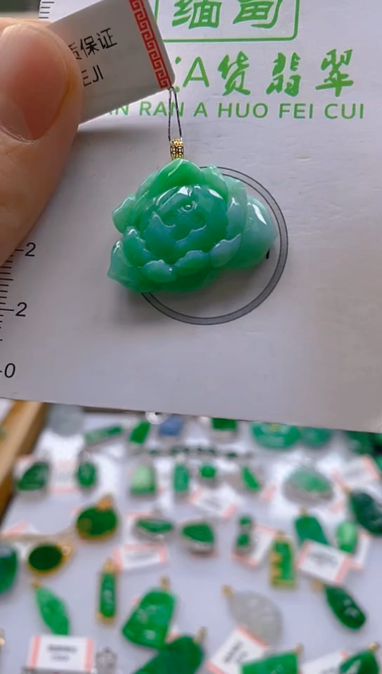 【闪购商品】翡翠颈饰18K金镶嵌新号开播，全场乱卖