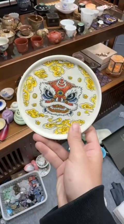 摆件陶茶具茶具茶具狮子壶承