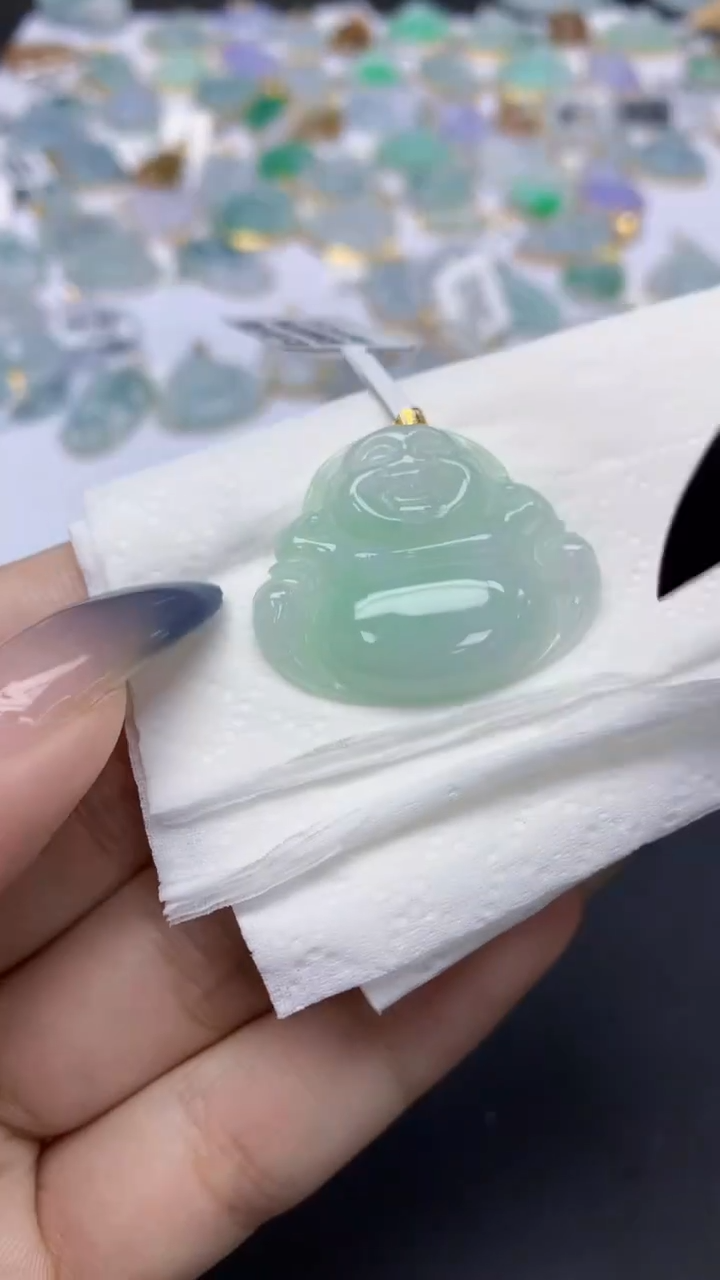 翡翠未镶嵌颈饰天然a货翡翠