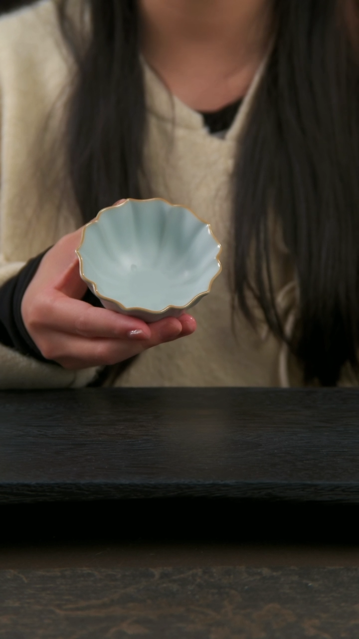 【闪购商品】杯荷瓣杯1只，默认开片