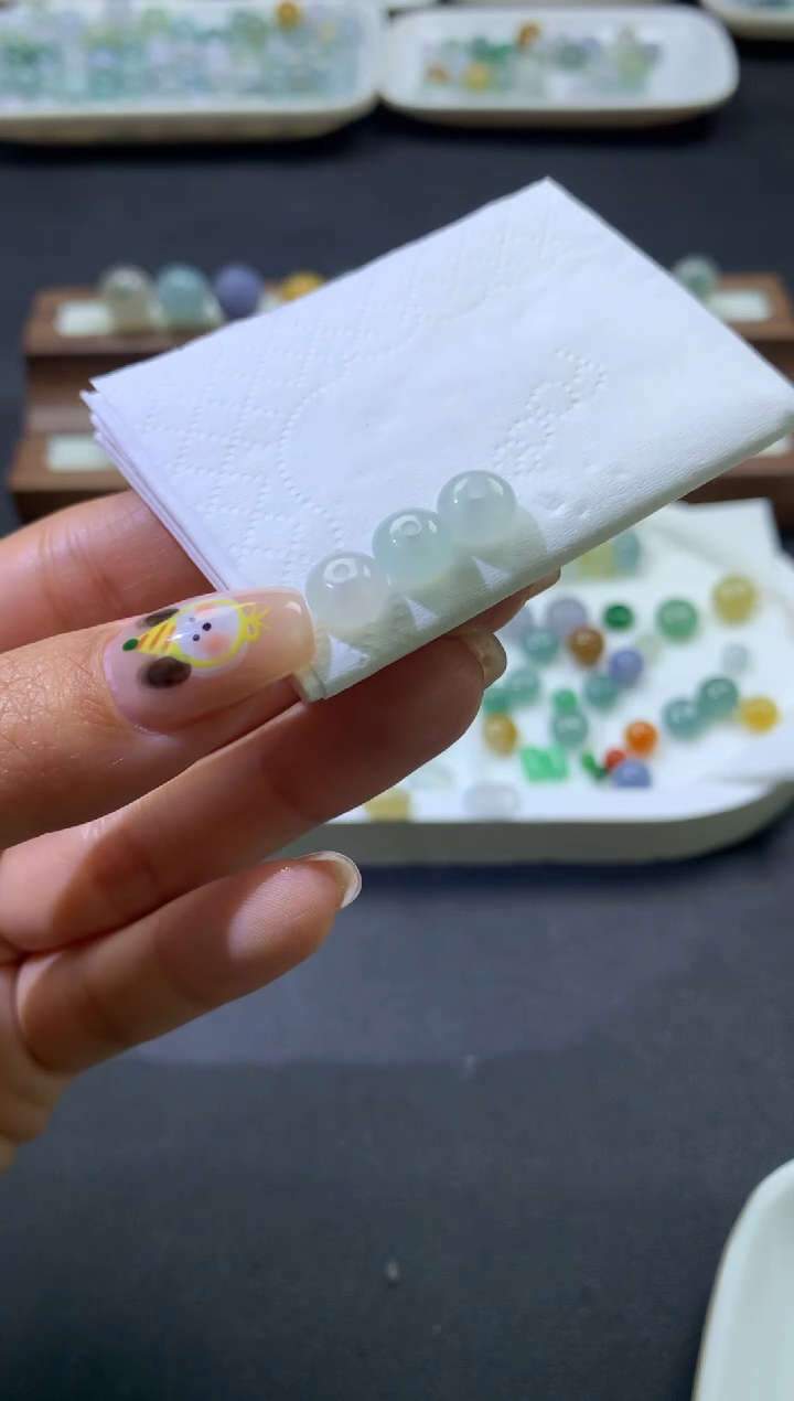 【闪购商品】定制翡翠未镶嵌珠15