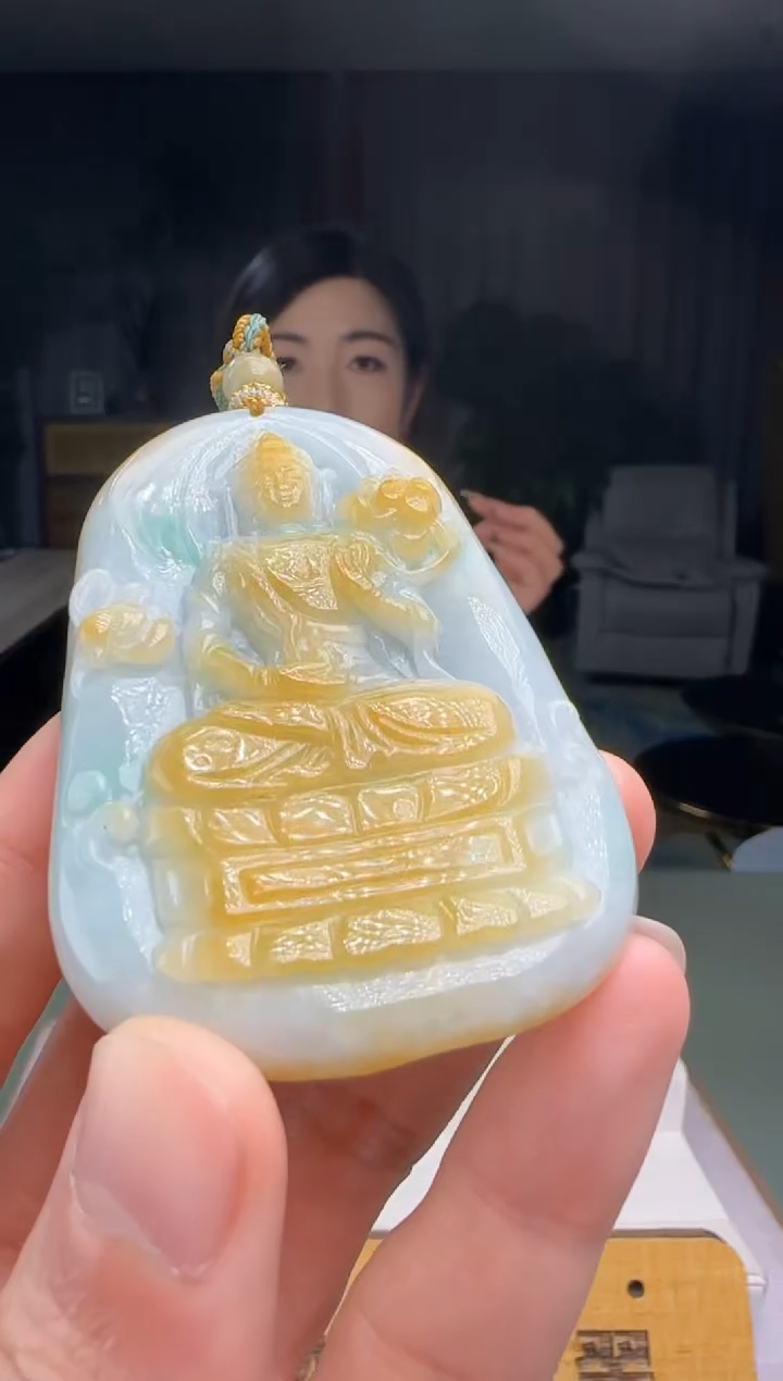 【闪购商品】翡翠吊坠(不含链)未镶嵌DY@@960Q3J14434