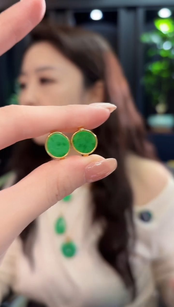 未镶嵌翡翠耳饰缅甸A货/多样性发货/一件