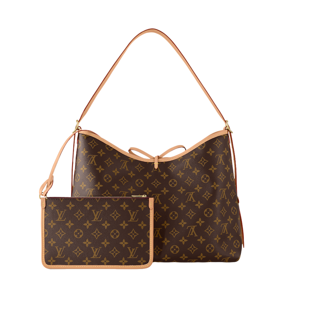未使用 LouisVuitton/路易威登 carryall中号/棕色女士时尚