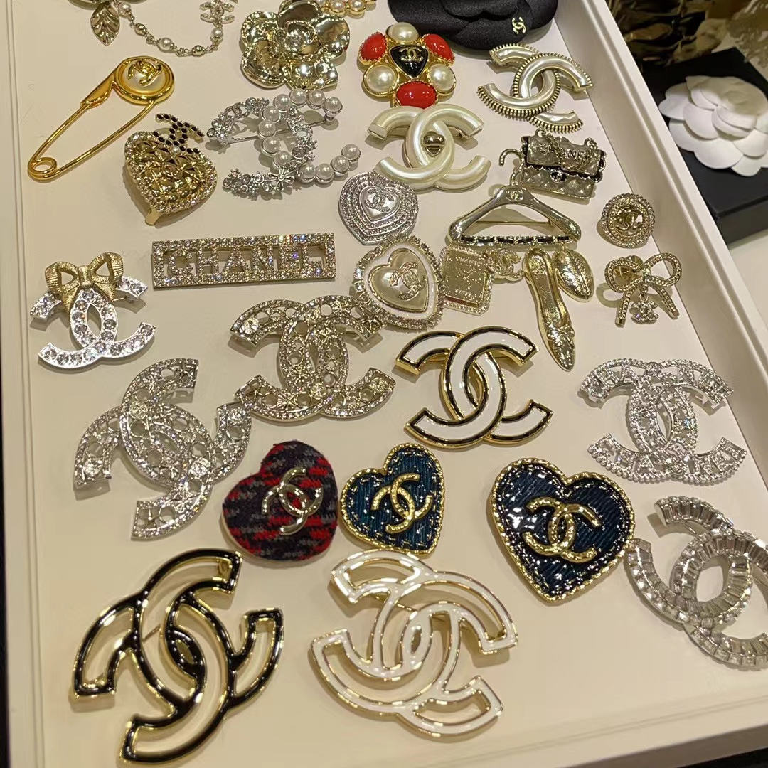 Chanel/香奈儿【3号孤品】经典 百搭 珍珠 满钻 双C 胸针配饰