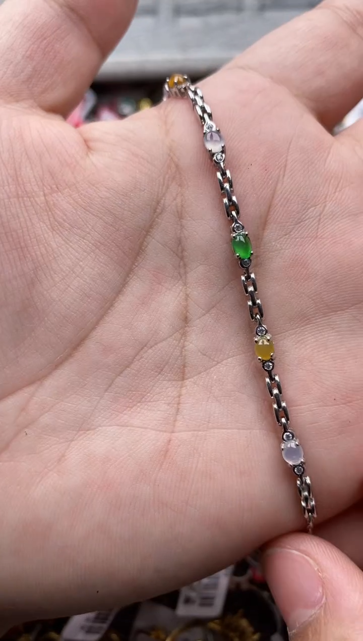 【闪购商品】翡翠戒指银S925镶嵌55555---3